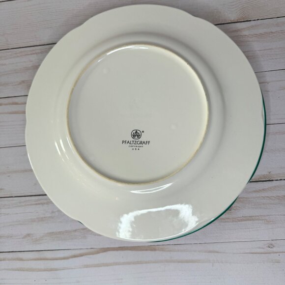 Pfaltzgraff Winterberry 10" Dinner Plates Set of 2 Christmas Holly Berry Holiday - Picture 6 of 8